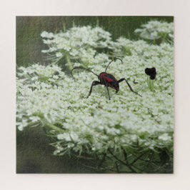 Insect op Elderflower Jigzaag Puzzle Legpuzzel