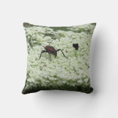 Insect op Elderflower Kussen (Achterkant)