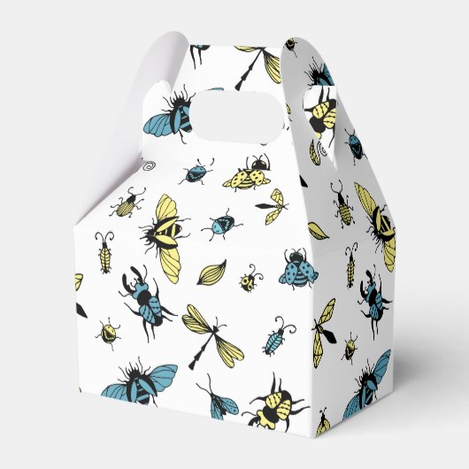 Insect Patroon | wit Bedankdoosjes (Voorkant Zijde)