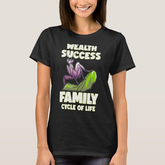 Insect Praying Mantis 5 T-shirt (Voorkant)