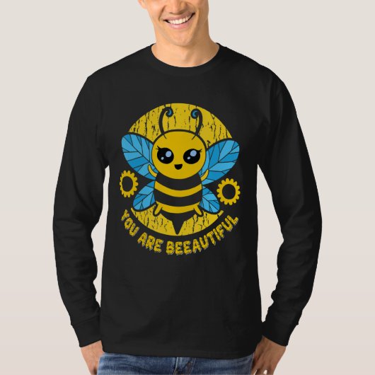 Insect Pun Cute Bee T-shirt (Voorkant)