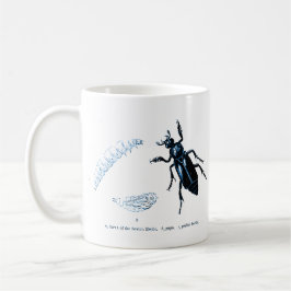  Insect | Sexton Beetle | Blauw Koffiemok