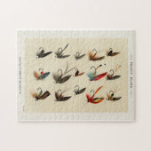 -Insect Trout Flies Wings Legpuzzel (Horizontaal)