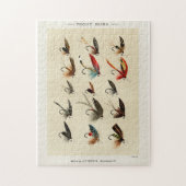 -Insect Trout Flies Wings Legpuzzel (Verticaal)