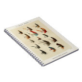 -Insect Trout Flies Wings Notitieboek (Rechterzijde)