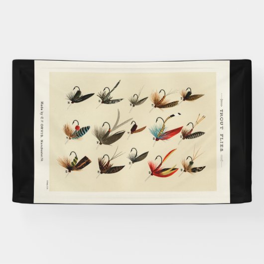 -Insect Trout Flies Wings Spandoek (Horizontaal)