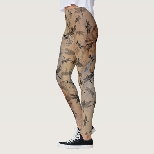  insect verstoord entomologiepatroon leggings (Links)