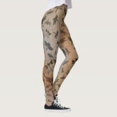  insect verstoord entomologiepatroon leggings (Rechts)