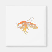 Insecte bijen sinaasappel magneet (Voorkant)