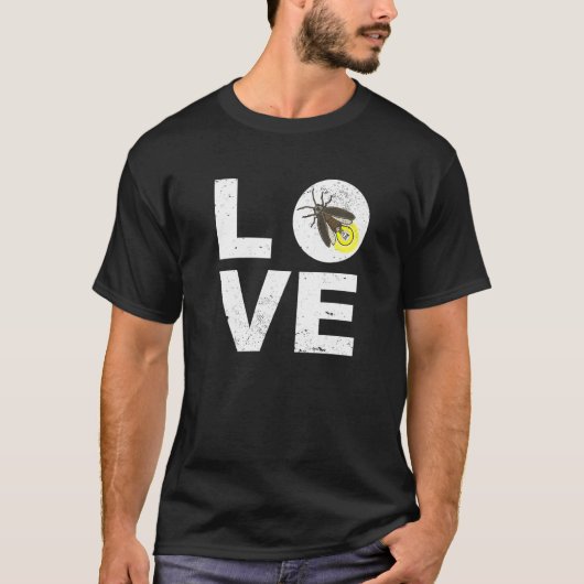 Insecte I Firefly I Lightning Bugs I Firefly Love T-shirt (Voorkant)
