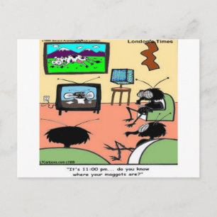 Insecte Parents Funny Cartoon Briefkaart