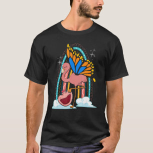 Insecte Tropic Bird Butterfly Rainbow Exotic Anima T-shirt
