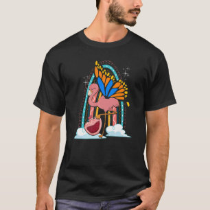 Insecte Tropic Bird Butterfly Rainbow Exotic Anima T-shirt