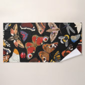 Insecteert naadloos patroon badhanddoek (Badhanddoek)