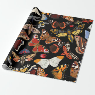 Insecteert naadloos patroon cadeaupapier