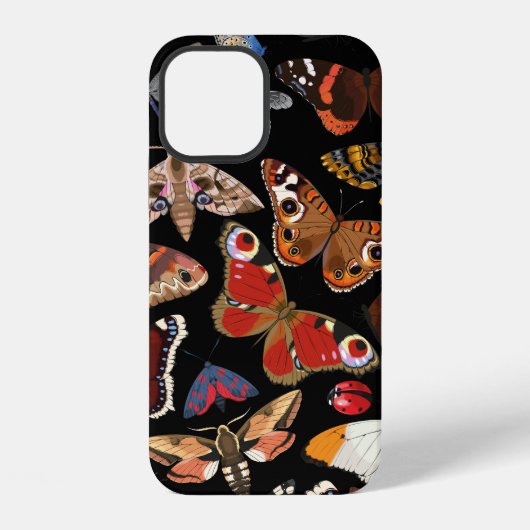 Insecteert naadloos patroon iPhone hoesje (Achterkant)