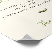  Insecten Baby shower Luier Raffle Poster (Hoek)