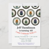 Insecten Birthday Invitation Science Party Kaart (Voorkant)