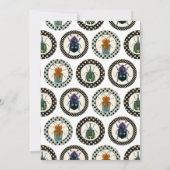 Insecten Birthday Invitation Science Party Kaart (Achterkant)