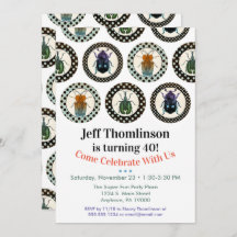  Insecten Birthday Invitation Science Party