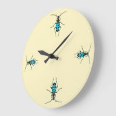  Insecten Blauwe Kever Tijd Entomologie Grote Klok (Hoek)