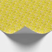 Insecten Bloemen Vlinders: Zomer Naadloze Patte Cadeaupapier (Hoek)