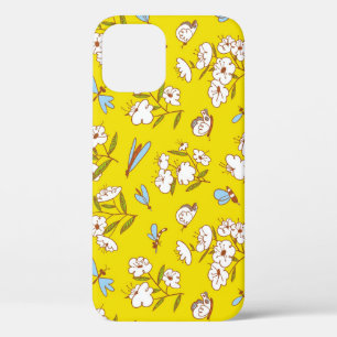 Insecten Bloemen Vlinders: Zomer Naadloze Patte Case-Mate iPhone Case