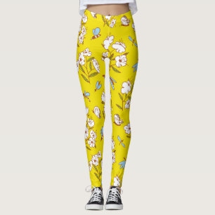 Insecten Bloemen Vlinders: Zomer Naadloze Patte Leggings