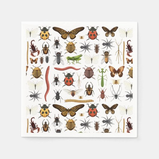 Insecten Bugs Servet (Voorkant)