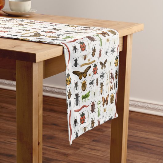Insecten Bugs Tafel Runner Korte Tafelloper (Voorbeeld)