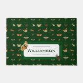  Insecten Custom Monogram Deurmat (Voorkant)