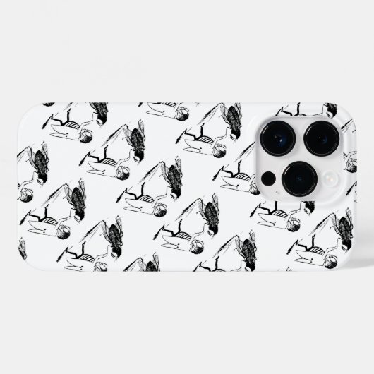  insecten dansen; blauw flesvliegen Case-Mate iPhone case (Achterkant (horizontaal))
