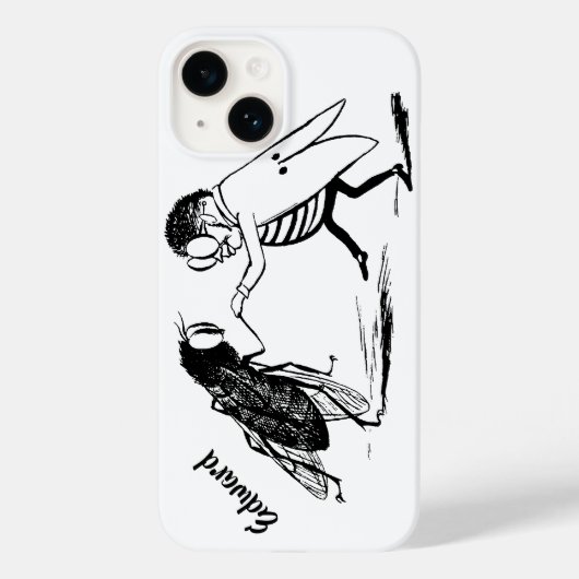  insecten dansen; blauw flesvliegen Case-Mate iPhone case (Achterkant)