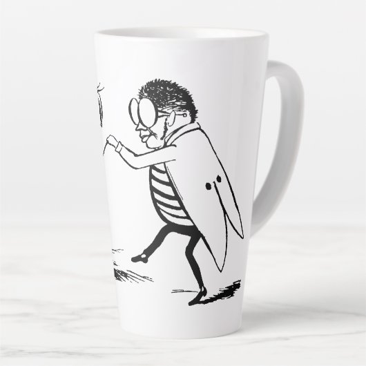  insecten dansen; blauw flesvliegen latte mok (Rechterhoek)