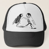  insecten dansen; blauw flesvliegen trucker pet (Voorkant)