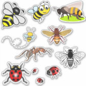 Insecten Decal sheets Sticker (Voorkant)