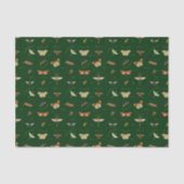 Insecten Decoupage Papier Bos Groen (Voorkant)