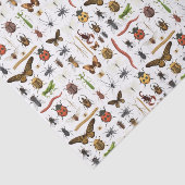 Insecten Decoupage Papier, Bugs Verjaardag Tissuepapier (Detail)
