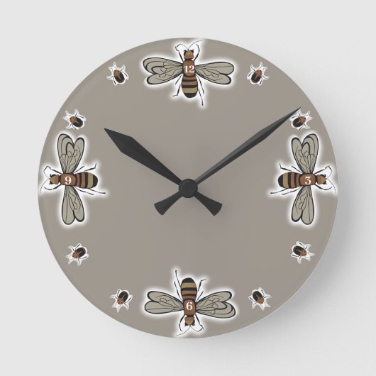 insecten Dekbed Hoesje Ronde Klok (Voorkant)