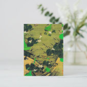 Insecten door Pond Side Painting van Ito Jakuchu Briefkaart (Staand voorkant)