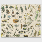Insecten en bugs cadeaupapier (Vlak)