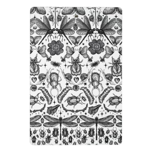 Insecten en bugs mini klembord (Achterkant)