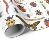 Insecten Inpakpapier, Bugs Cadeaupapier (Rol Hoek)