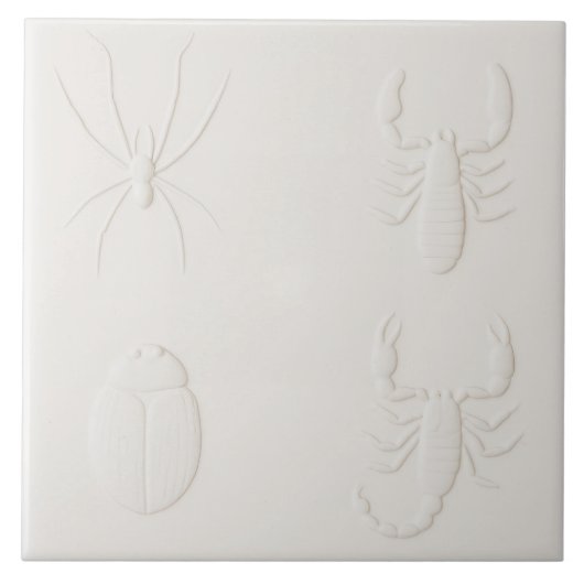 Insecten Keramische Tegel Tegeltje (Voorkant)
