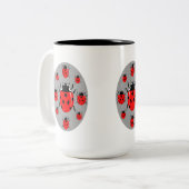 Insecten koffie tweekleurige koffiemok (Voorkant links)