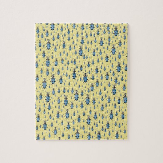  insecten Maart van de Blauwe Gepotten Legpuzzel (Verticaal)