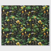 Insecten op Planten van kruiden Cadeaupapier (Vlak)