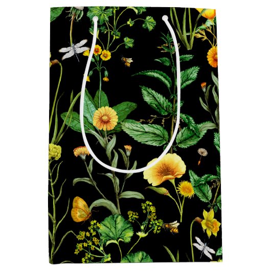 Insecten op Planten van kruiden Medium Cadeauzakje (Voorkant)