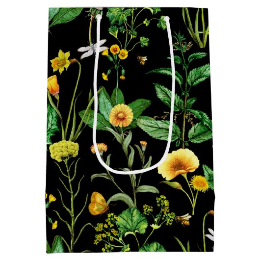 Insecten op Planten van kruiden Medium Cadeauzakje (Achterkant)