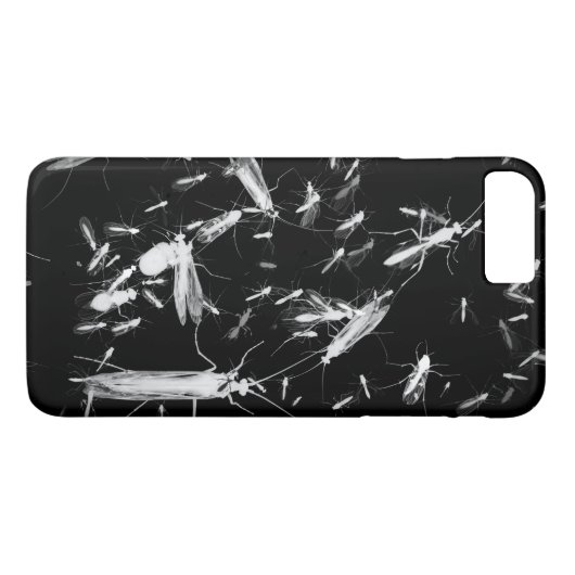 Insecten op zwart Case-Mate iPhone case (Achterkant (Horizontaal))
